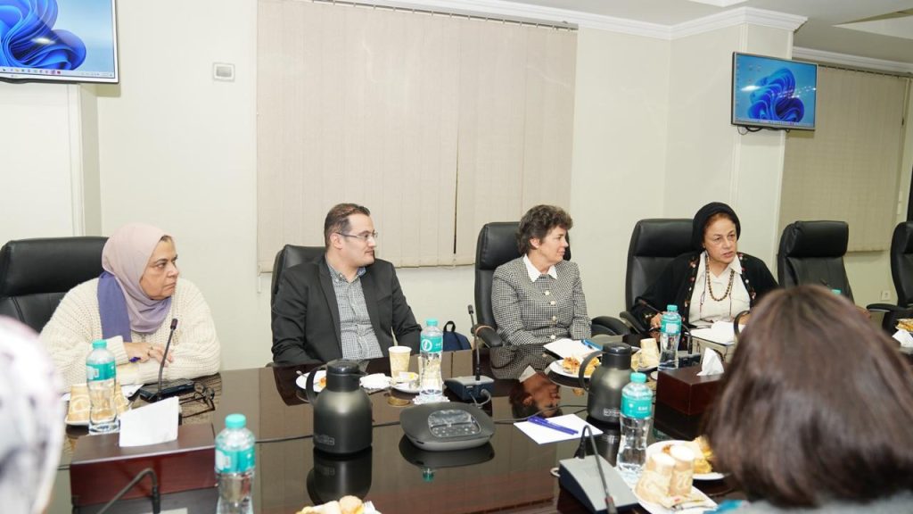 The President of the Institute of National Planning (INP) welcomed Dr. Karen Lips, Deputy Director of the International Institute for Applied Systems Analysis (IIASA), and Dr. Taher Kahil, Research Group Leader at IIASA, to explore potential avenues for collaboration between both institutes.